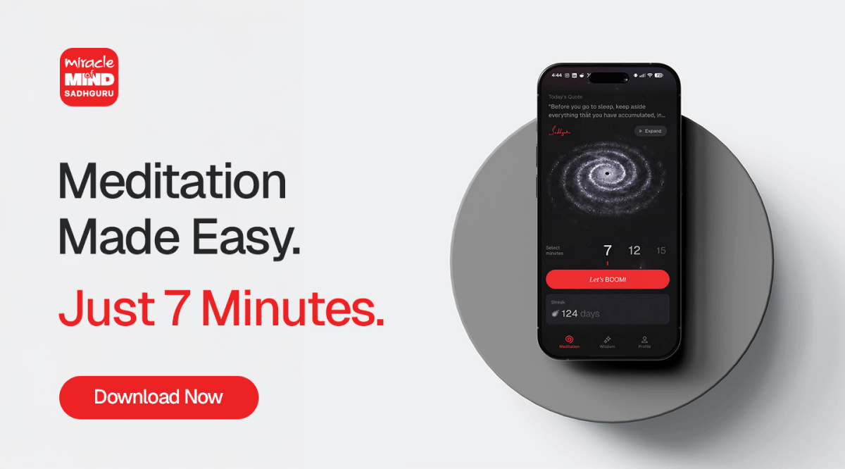 Meditation Made Easy. Just 7 Minutes. Download the Miracle of Mind app now.