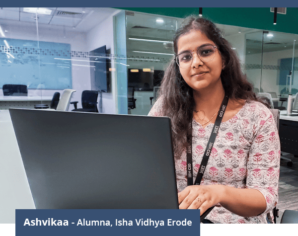 Ashvikaa - Alumna, Isha Vidhya Erode