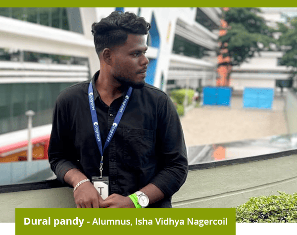 Durai pandy - Alumnus, Isha Vidhya Nagercoil