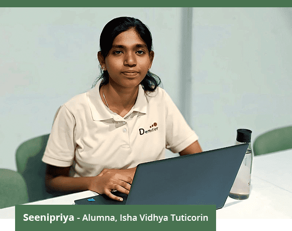 Seenipriya - Alumna, Isha Vidhya Tuticorin