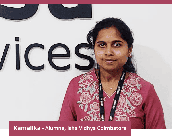 Kamalika- Alumna, Isha Vidhya Coimbatore