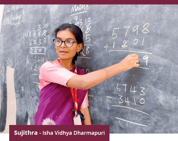 Sujithra – Isha Vidhya Dharmapuri
