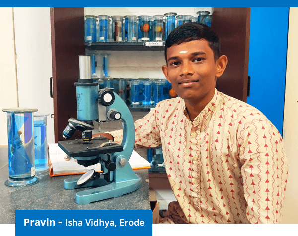 Pravin Sasikumar – Isha Vidhya, Erode