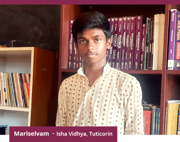 Mariselvam - Isha Vidhya, Tuticorin