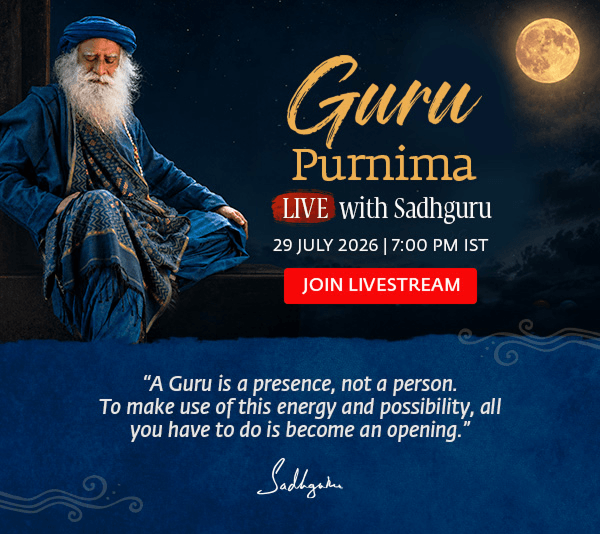 Guru Purnima Live with Sadhguru - Join Livestream