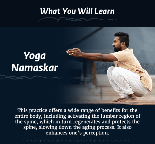 What You Will Learn - Yoga Namaskar